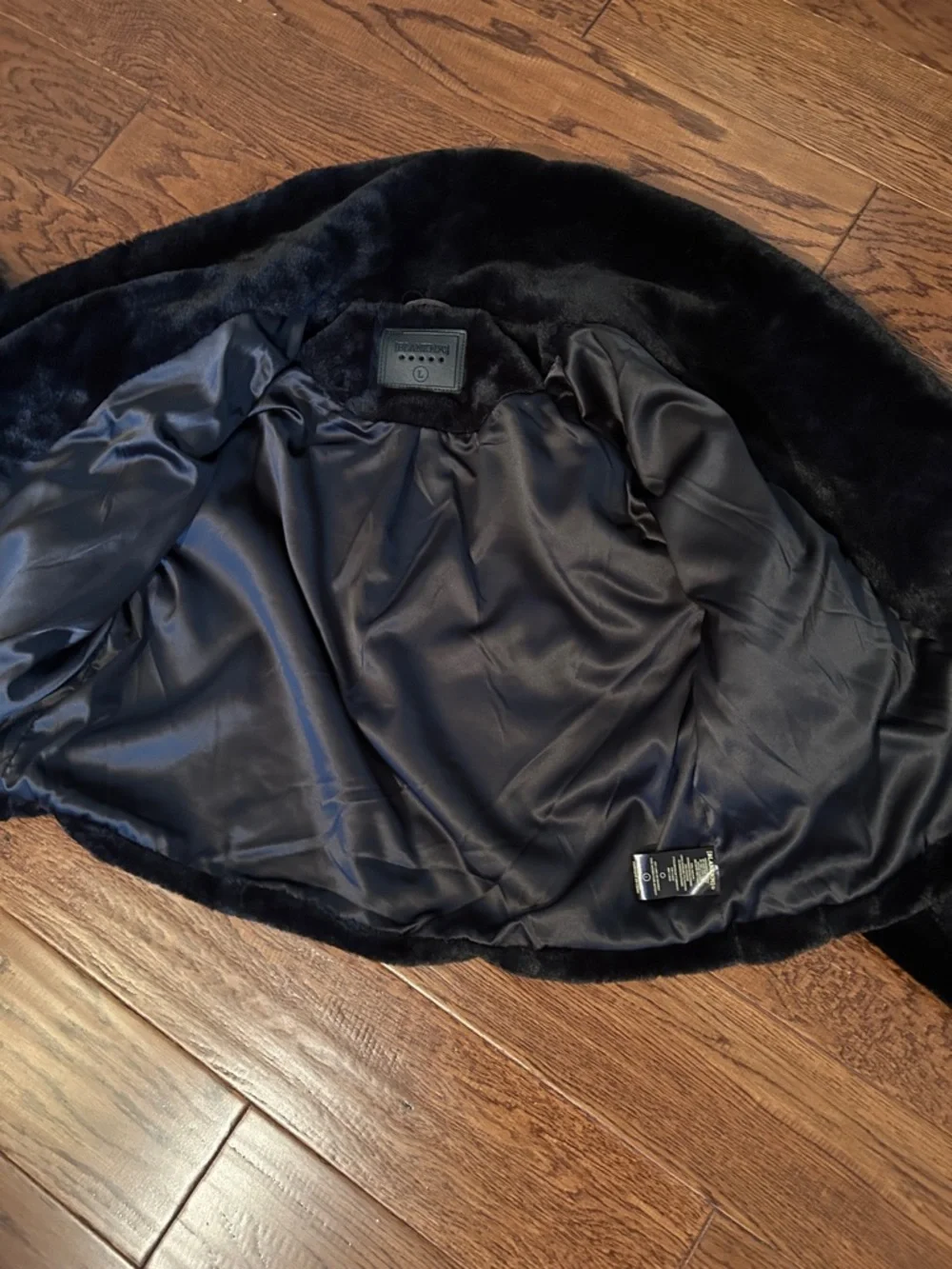 Blank NYC Black Faux Fur Teddy Jacket - Picture 6 of 6